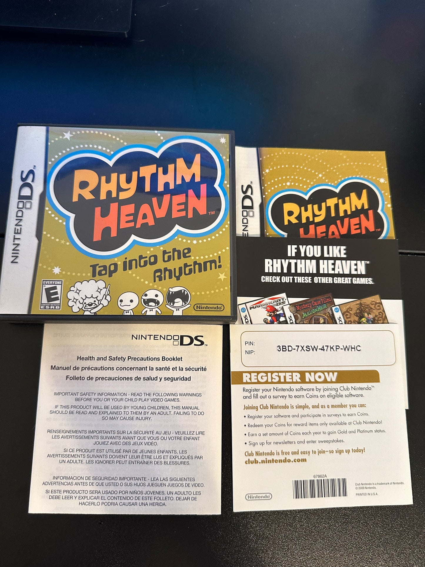 Rhythm Heaven Nintendo DS **Case and manual only