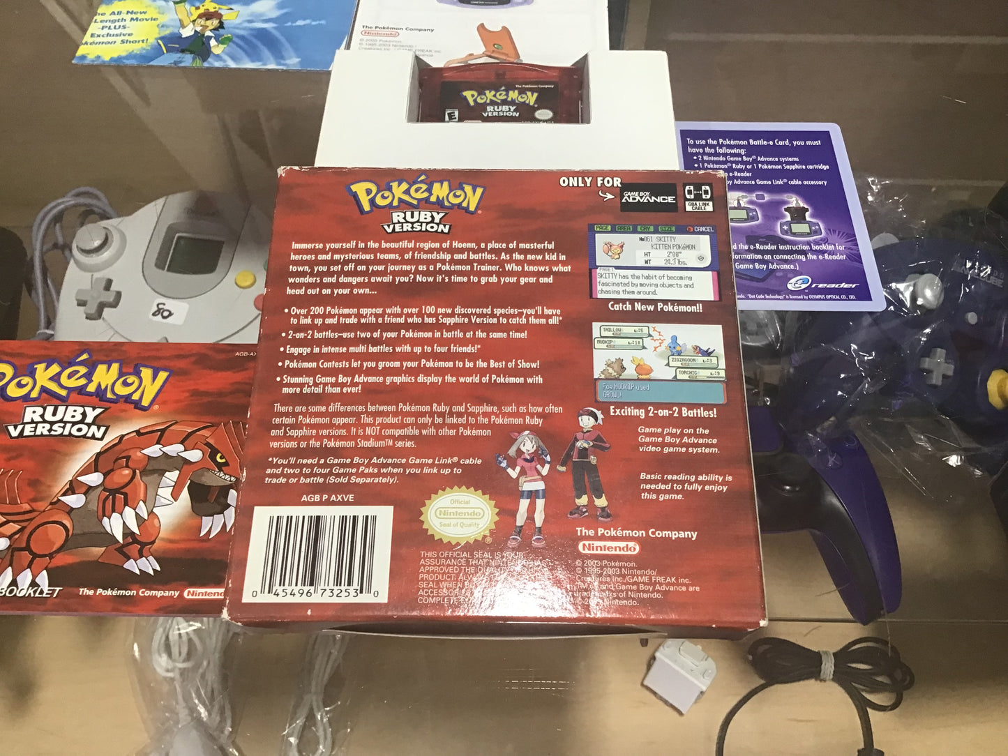 Pokémon Ruby (Authentic) (New Battery) CIB Nintendo Gameboy Advance