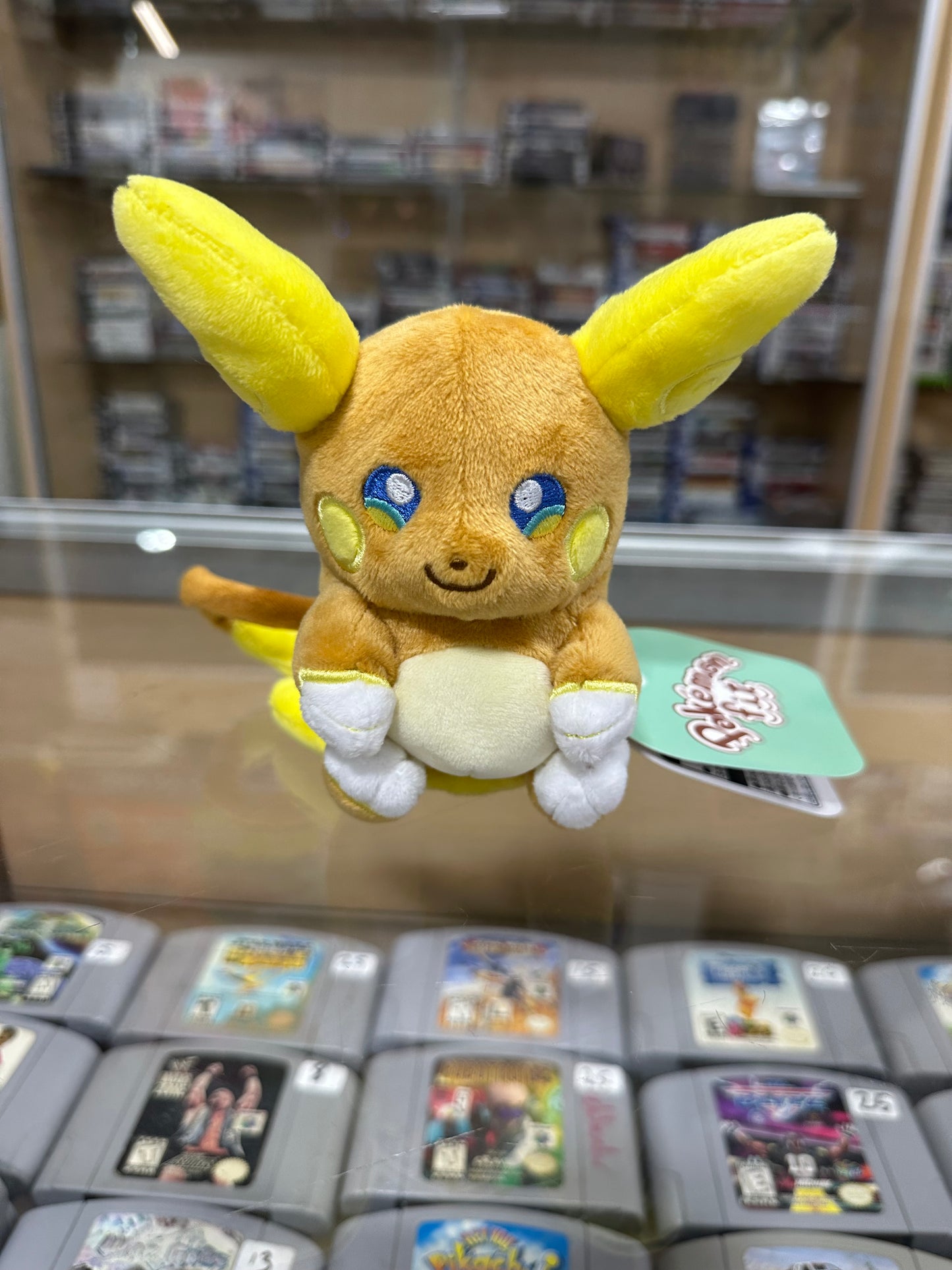 Alolan Raichu Pokémon Center Exclusive Pokemon Fit Plush Authentic