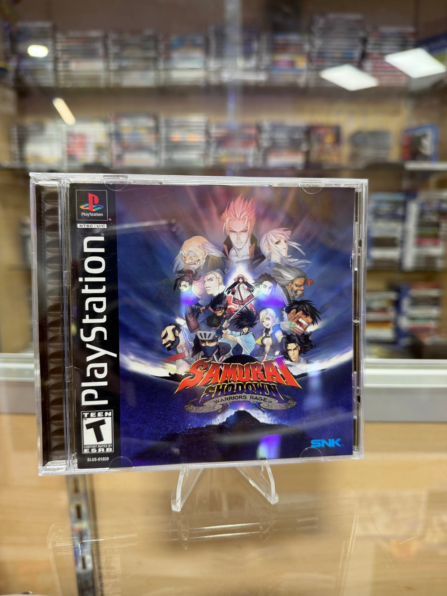 Samurai Shodown Warrior's Rage Playstation 1 (CIB) (clean disc)