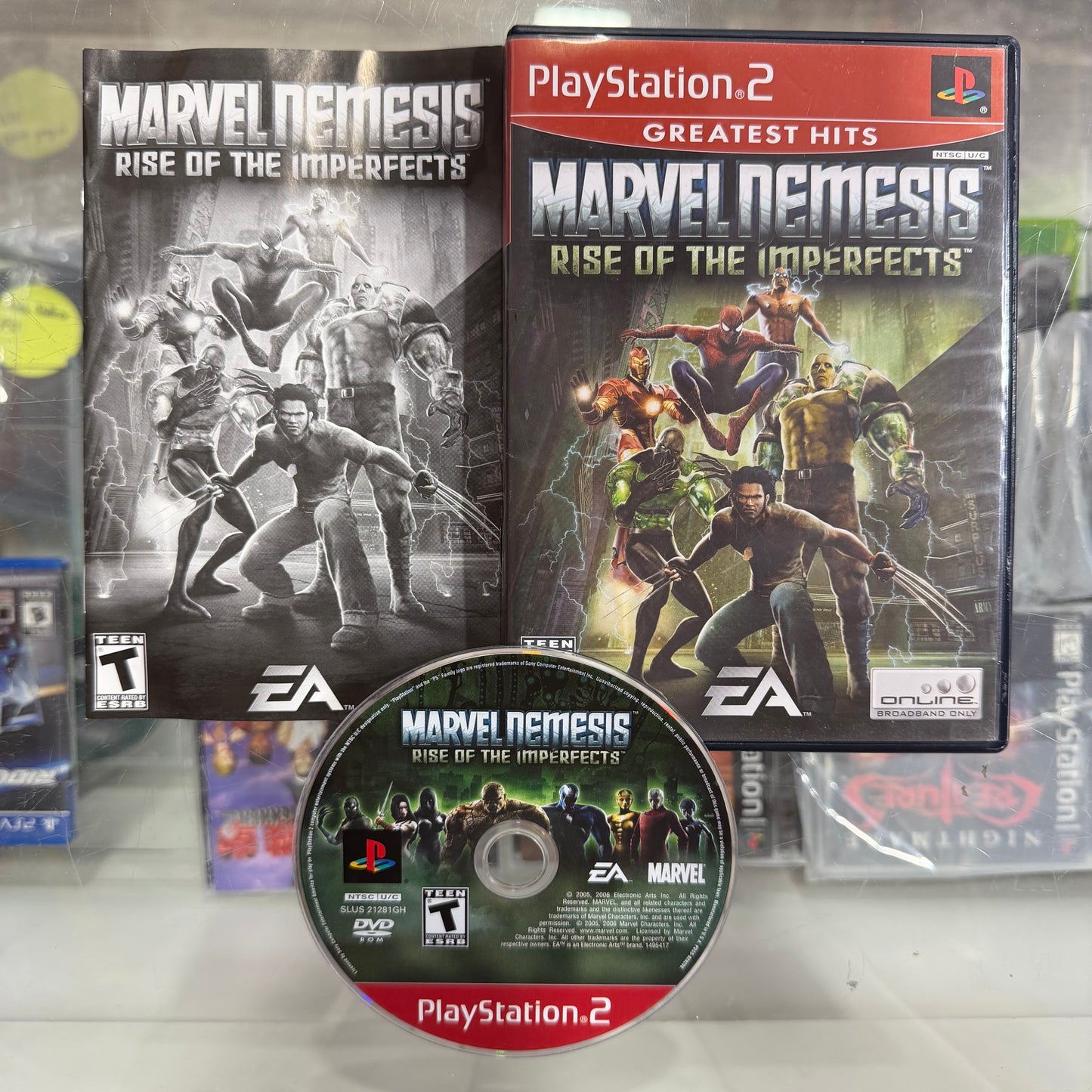 Marvel Nemesis Rise of the Imperfects Playstation 2