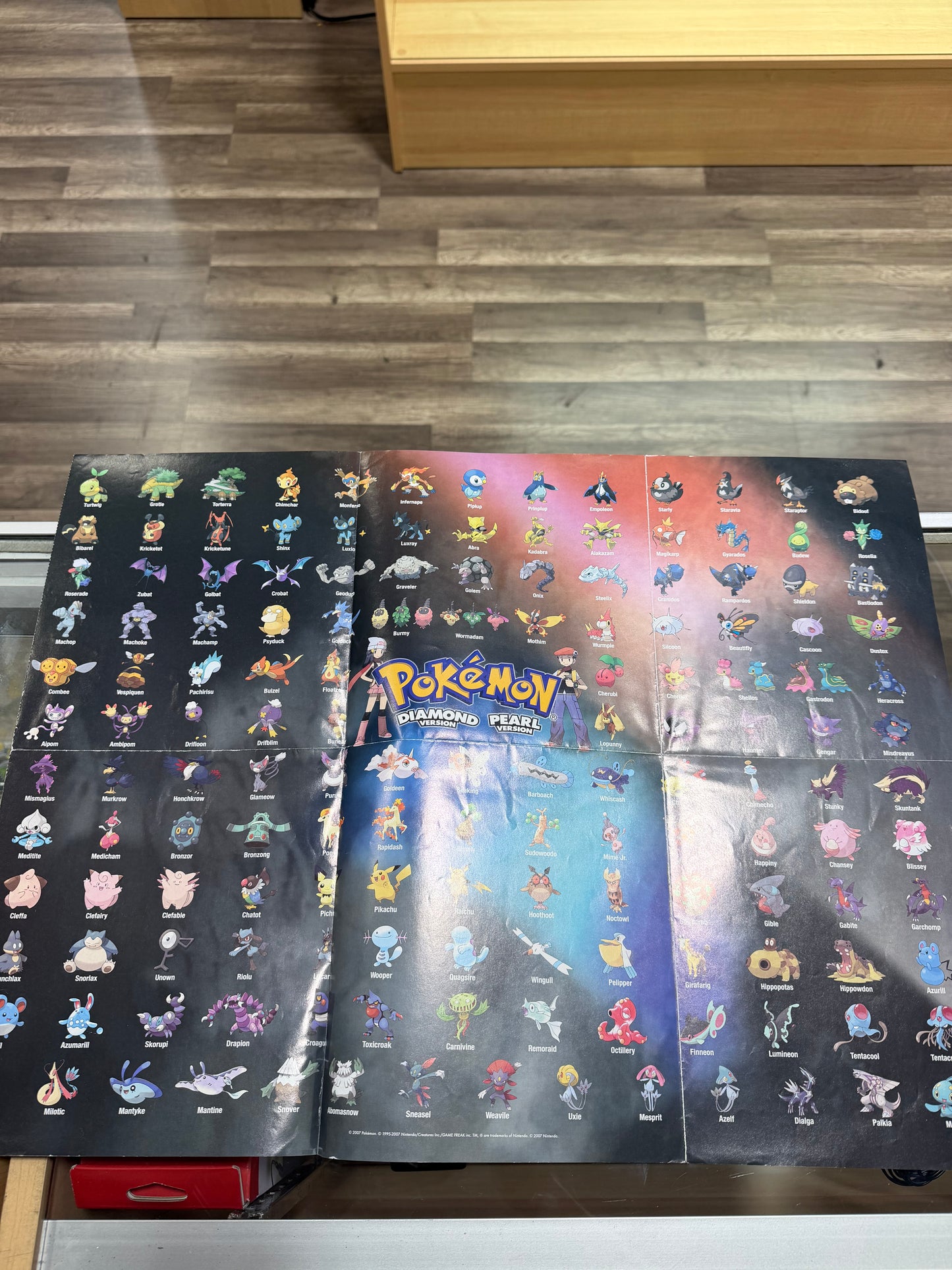 Pokemon Diamond And Pearl Poster