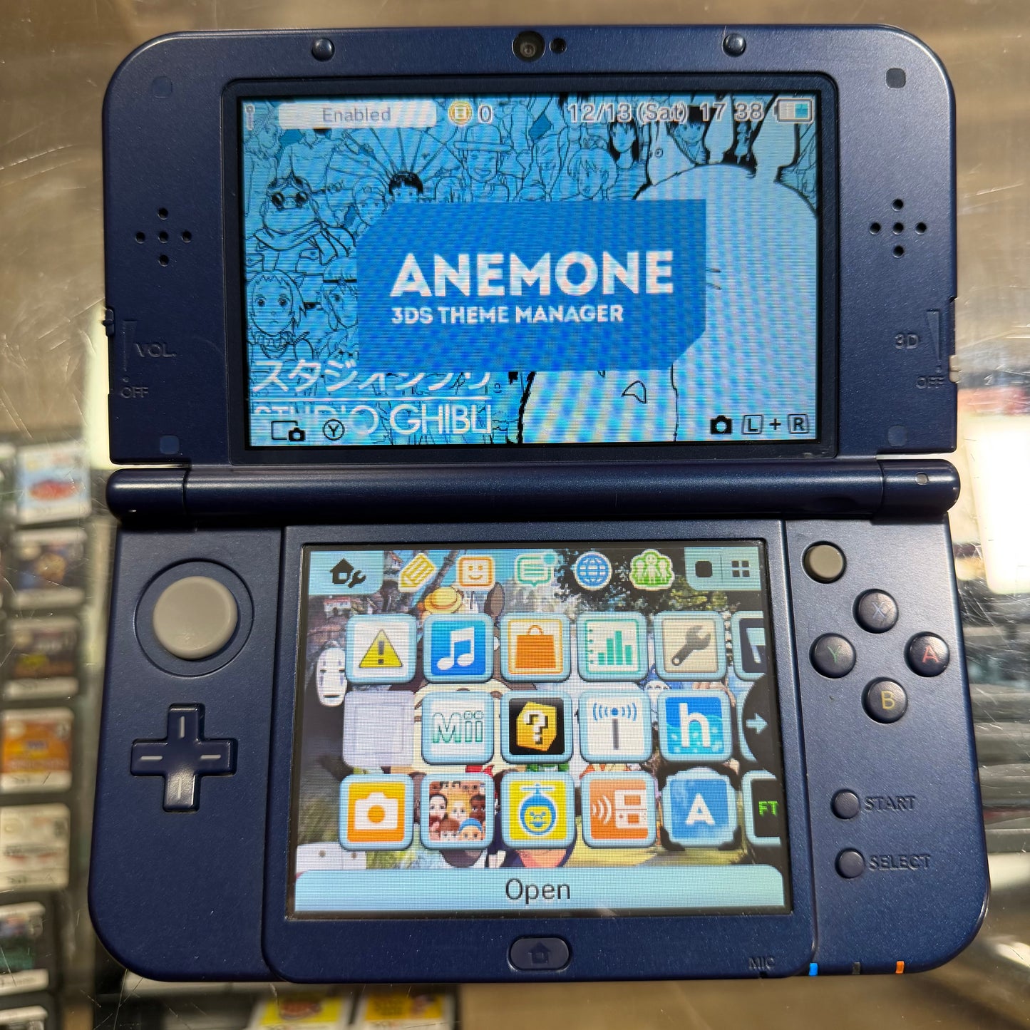 New Nintendo 3DS LL Metallic Blue JP Nintendo 3DS (US Region)