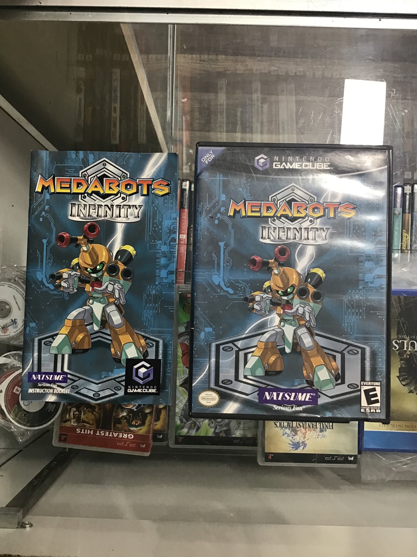 Medabots Infinity Nintendo GameCube Case and Manual ONLY