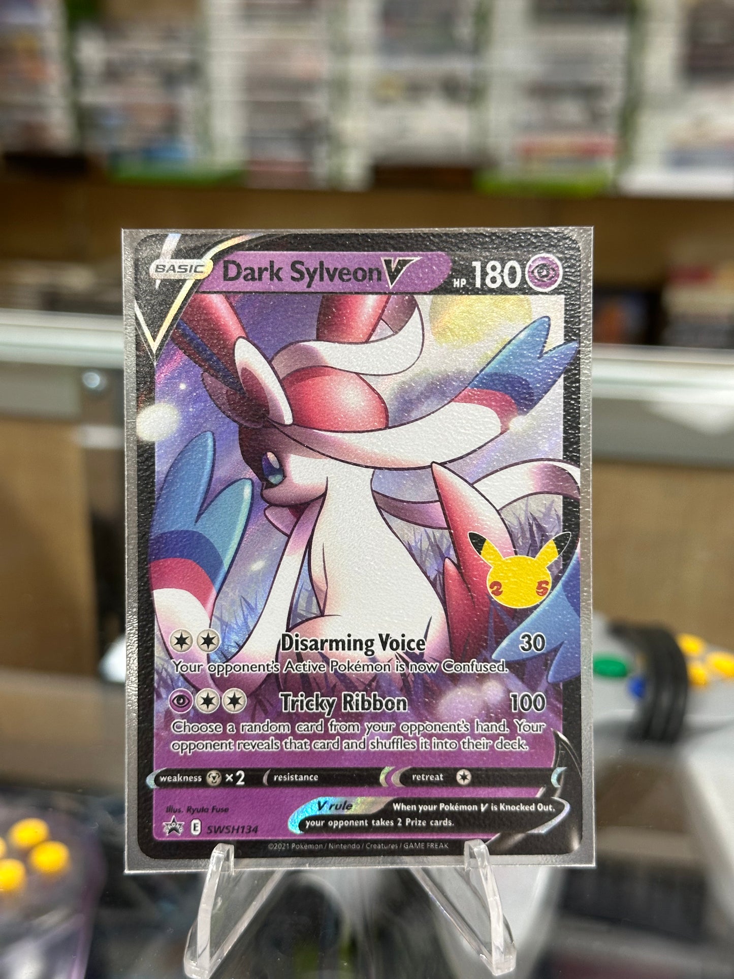 Dark Sylveon V SWSH Promo Cards Celebrations NM
