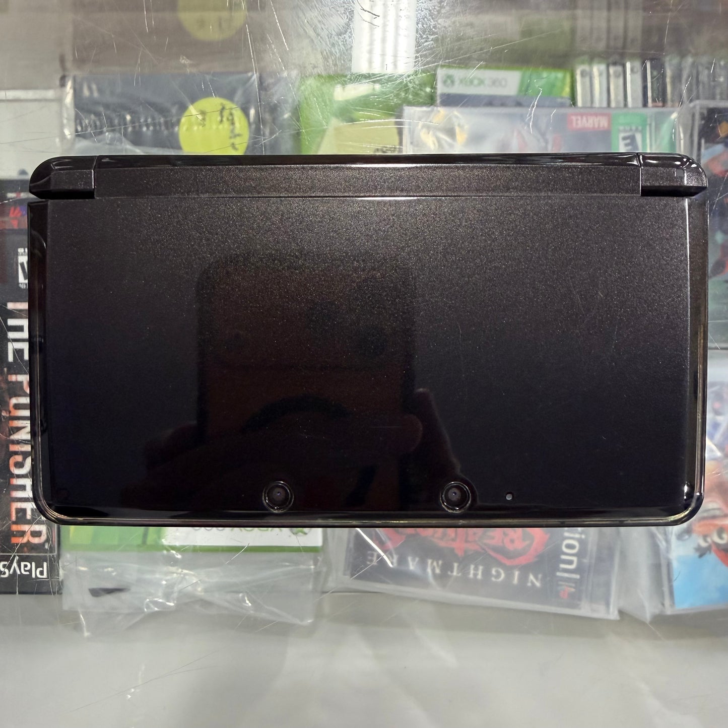 Nintendo 3DS Cosmo Black Nintendo 3DS (Charger included)