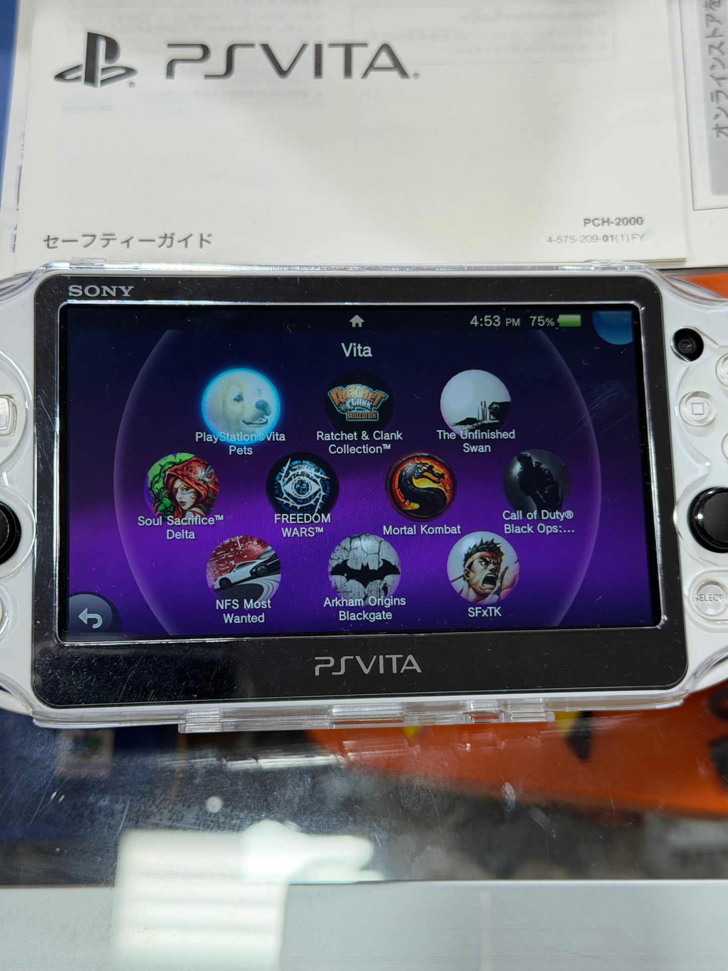 PS Vita 2000 White - With Digital Games