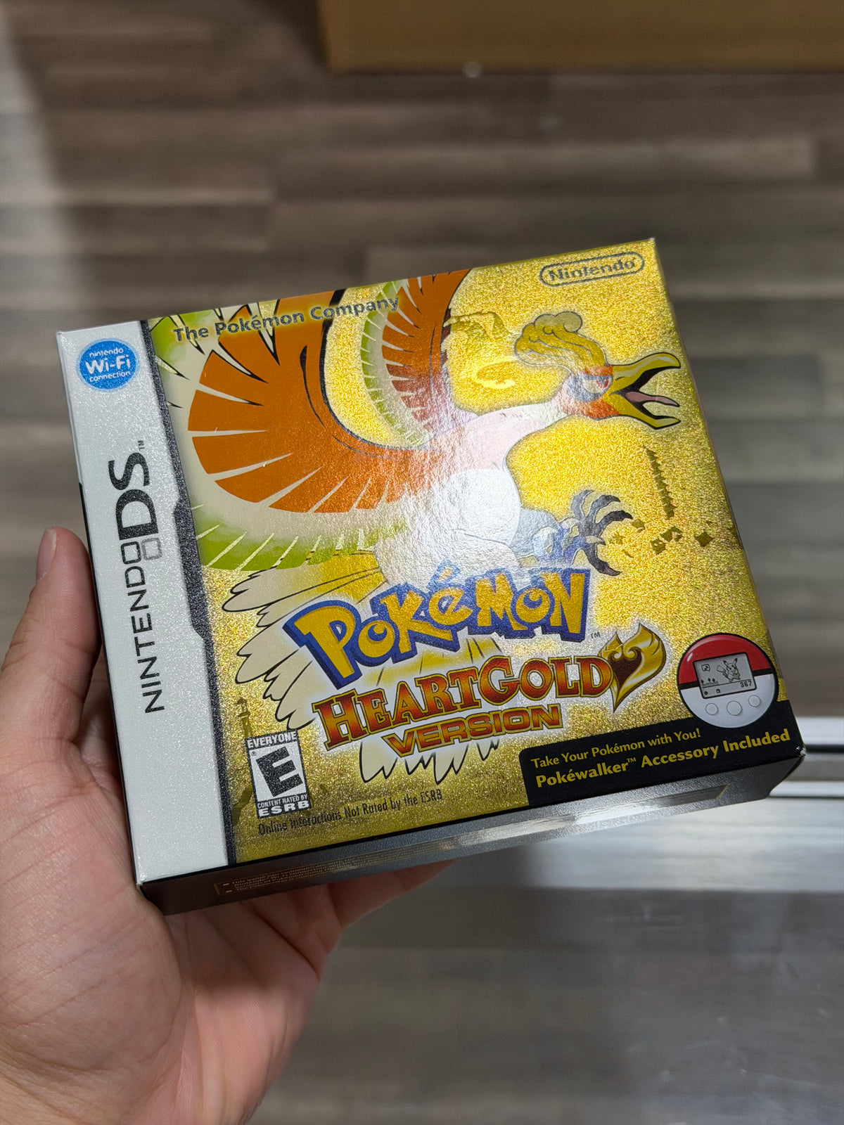 Pokemon HeartGold Version [Pokewalker] Nintendo DS Excellent Condition
