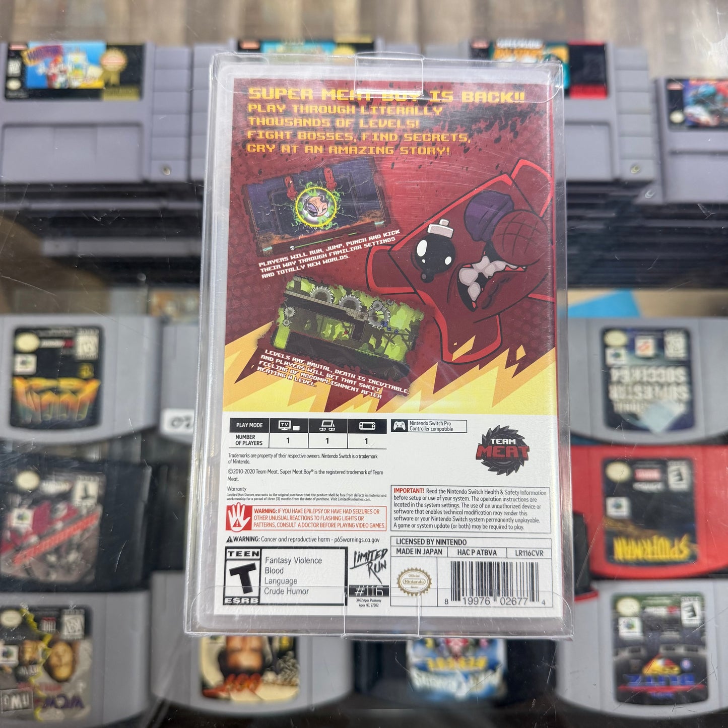 Super Meat Boy Forever Nintendo Switch Sealed