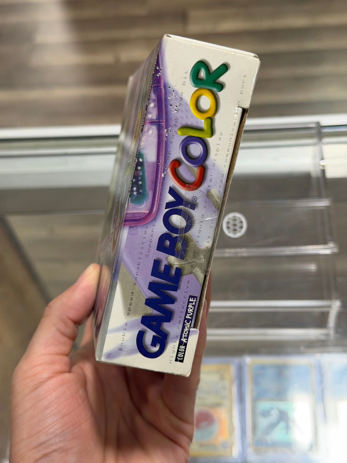 Game Boy Color Atomic Purple CIB Excellent Conditiom