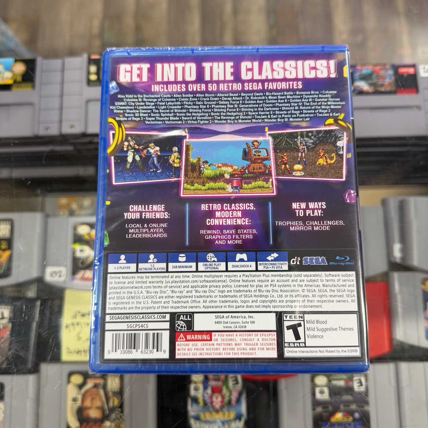 Sega Genesis Classics Playstation 4 Sealed