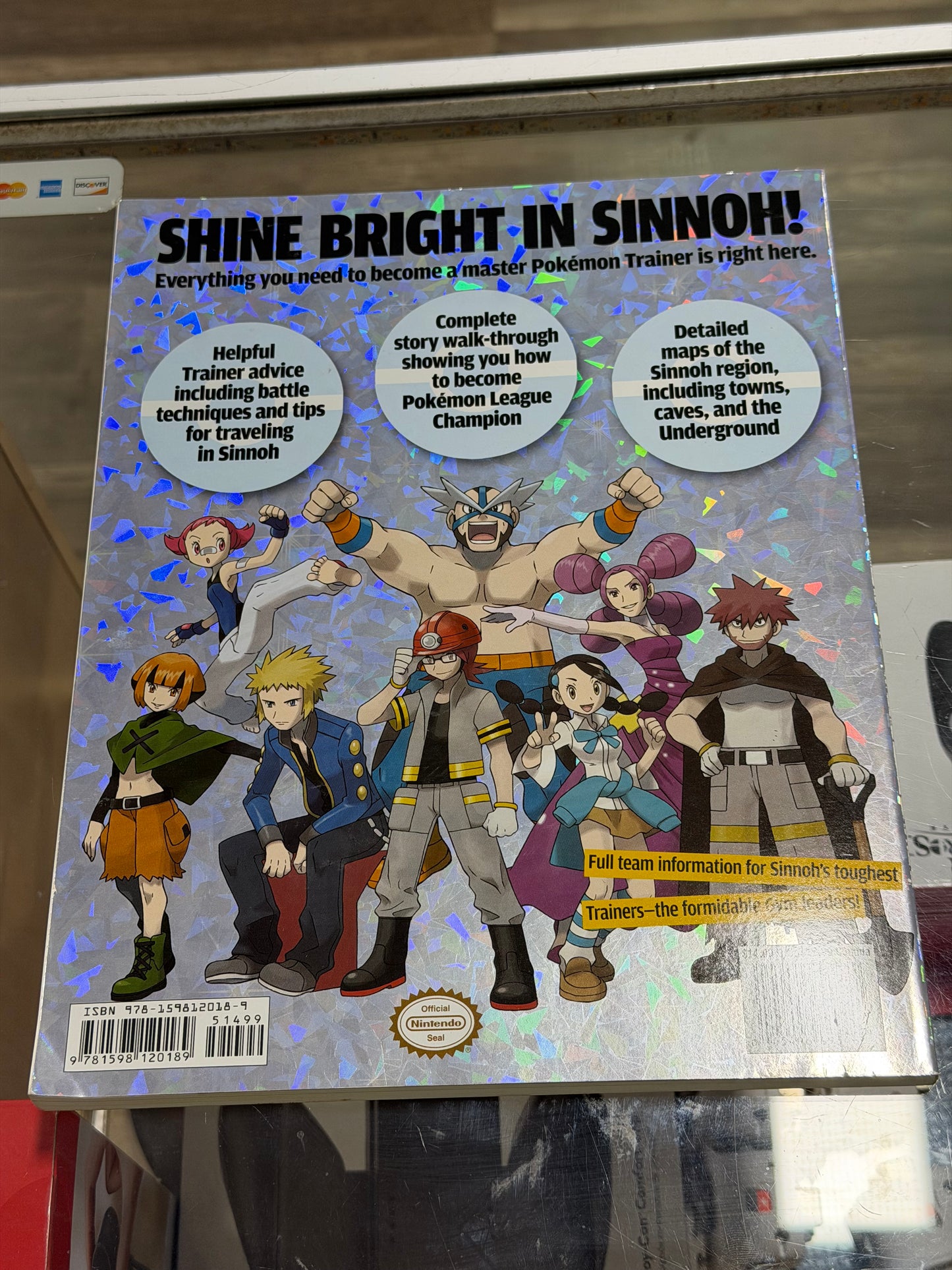 Pokemon Diamond and Pearl Official Guide from Nintendo Power with Poster