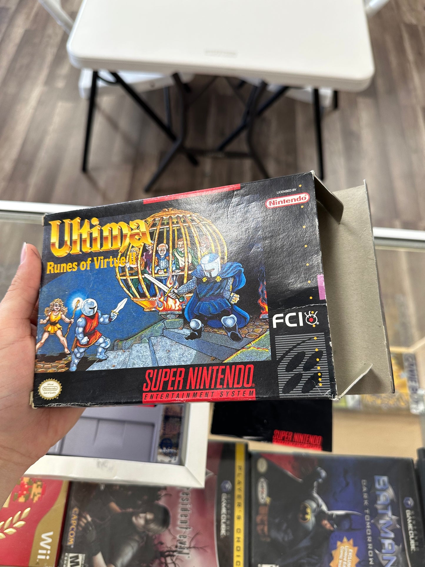 Ultima Ruins of Virtue II Super Nintendo SNES