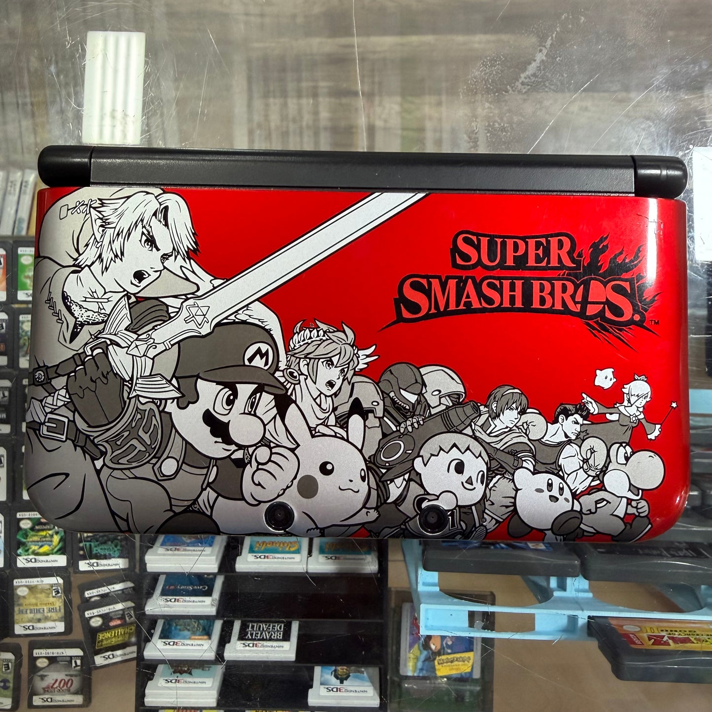 Nintendo 3DS XL Super Smash Bros. Red Edition Nintendo 3DS System (Charger included)