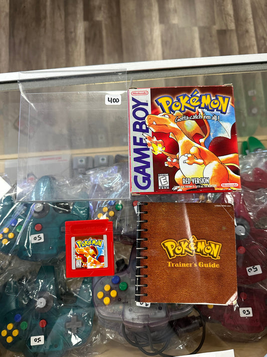 Pokémon Red CIB Gameboy First Print Excellent Label