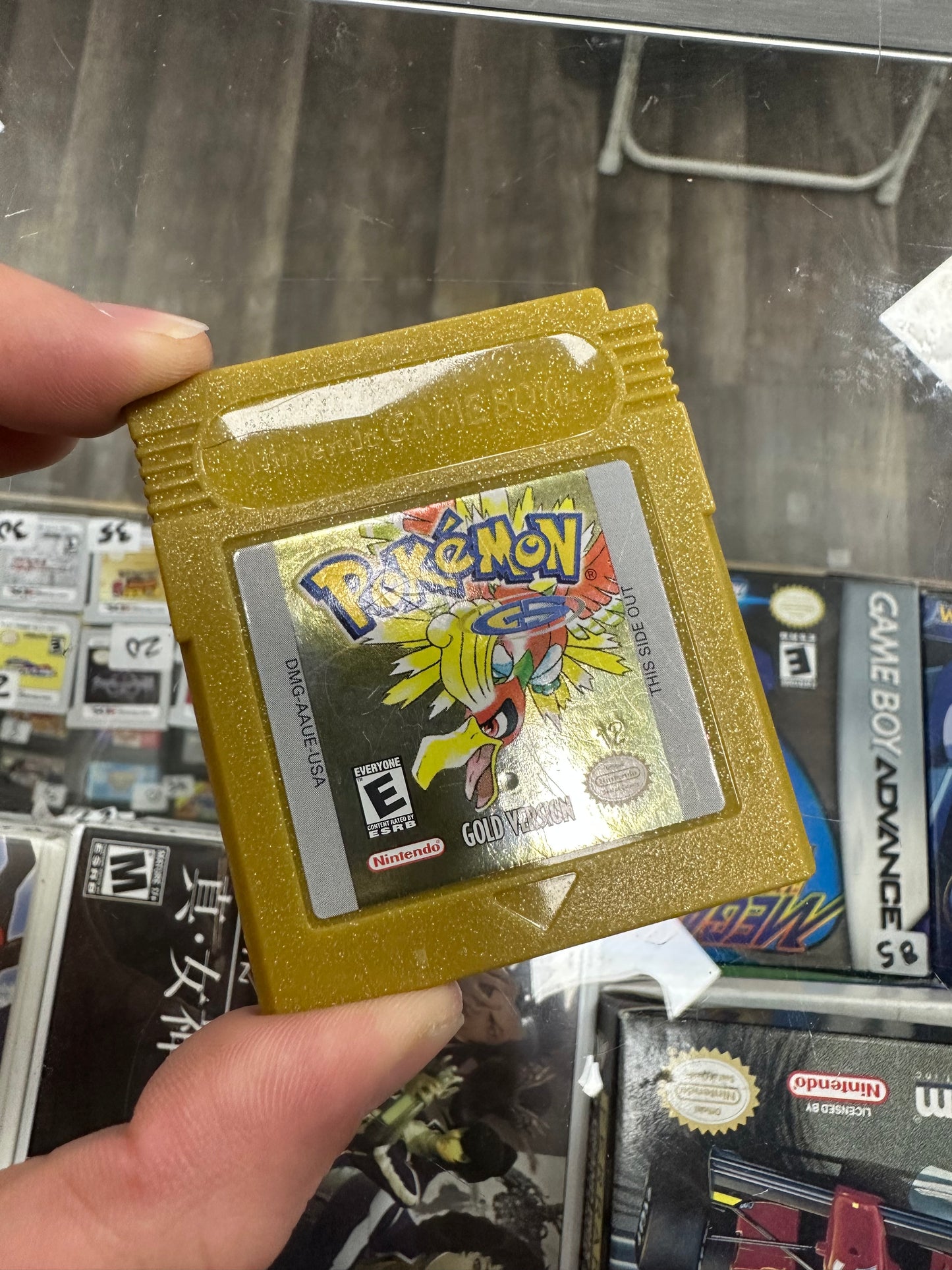 Pokémon Gold Nintendo Gameboy Color New Battery Nice Label