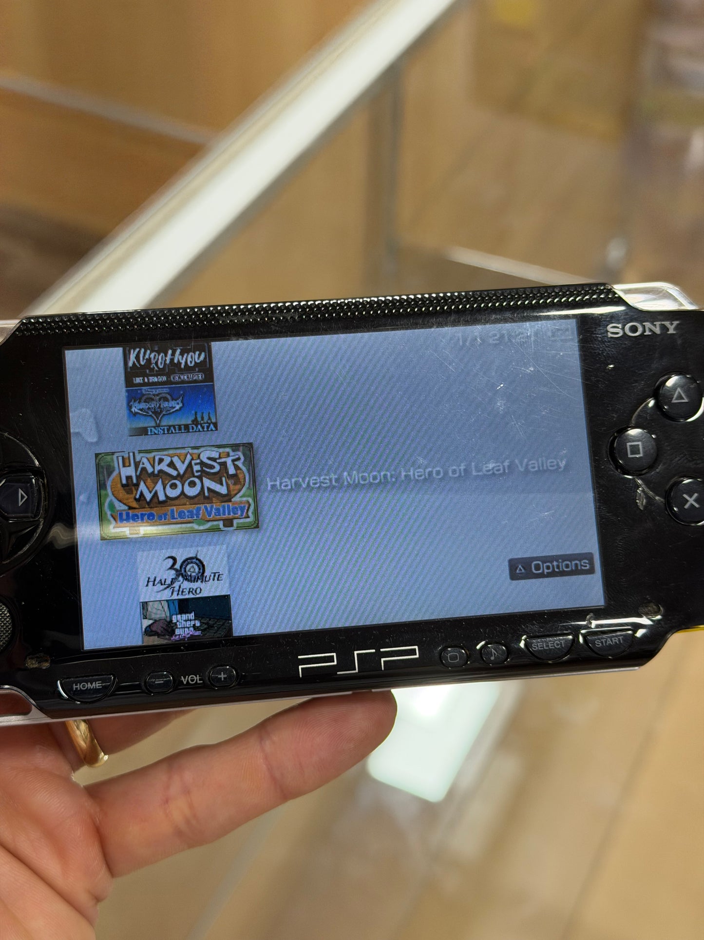 PSP 1000 with Charger - 40 Digital Games Included