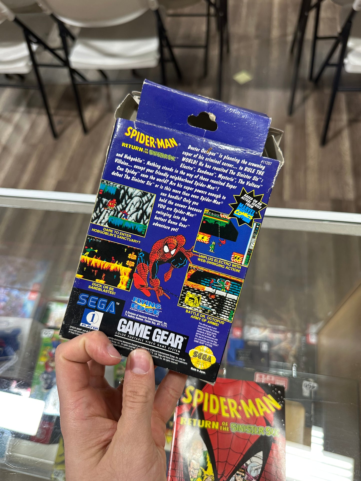 Spider-Man Return of the Sinister Six Sega Game Gear CIB
