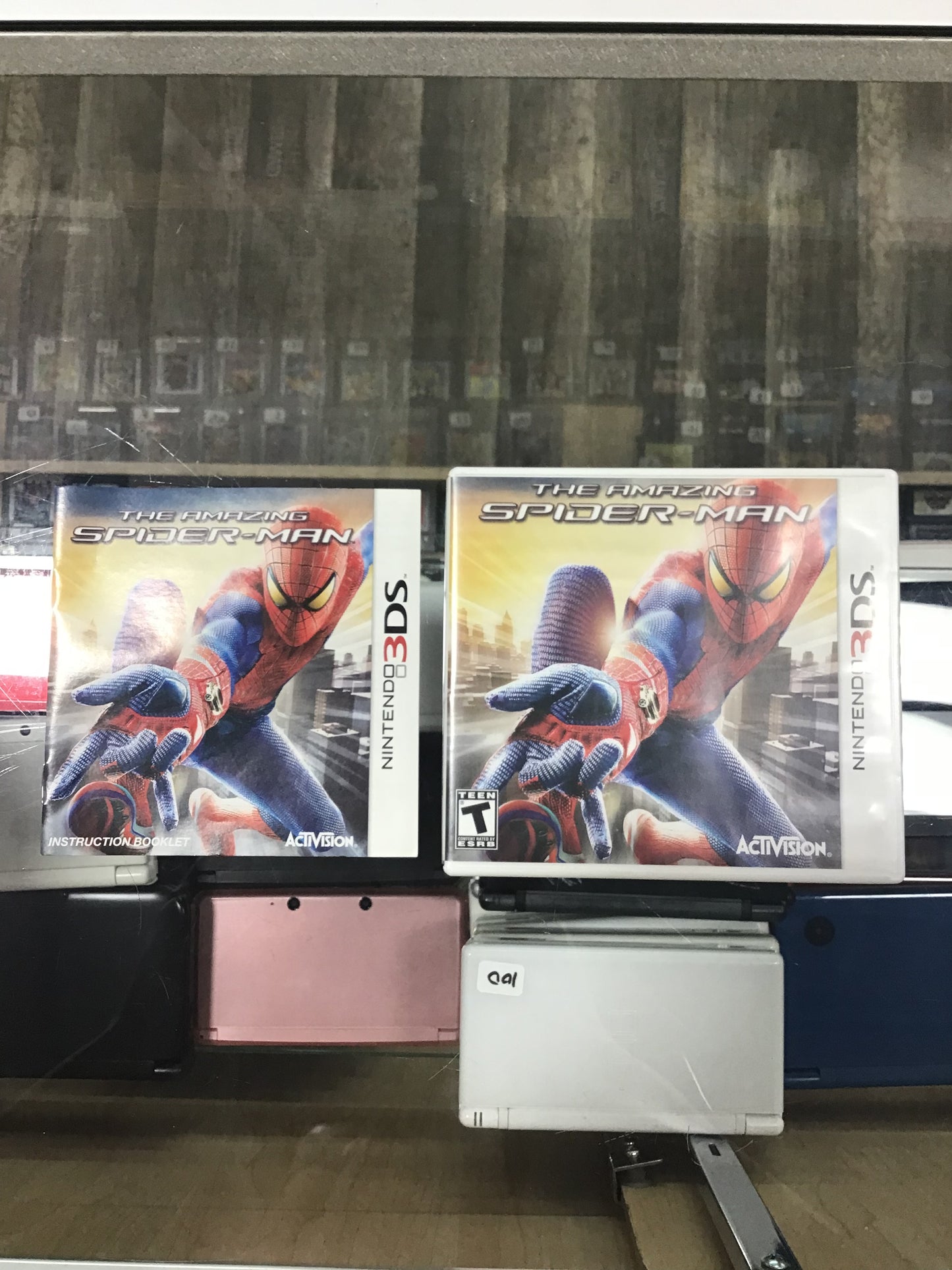 The Amazing Spider-Man Nintendo 3DS Case and Manual ONLY