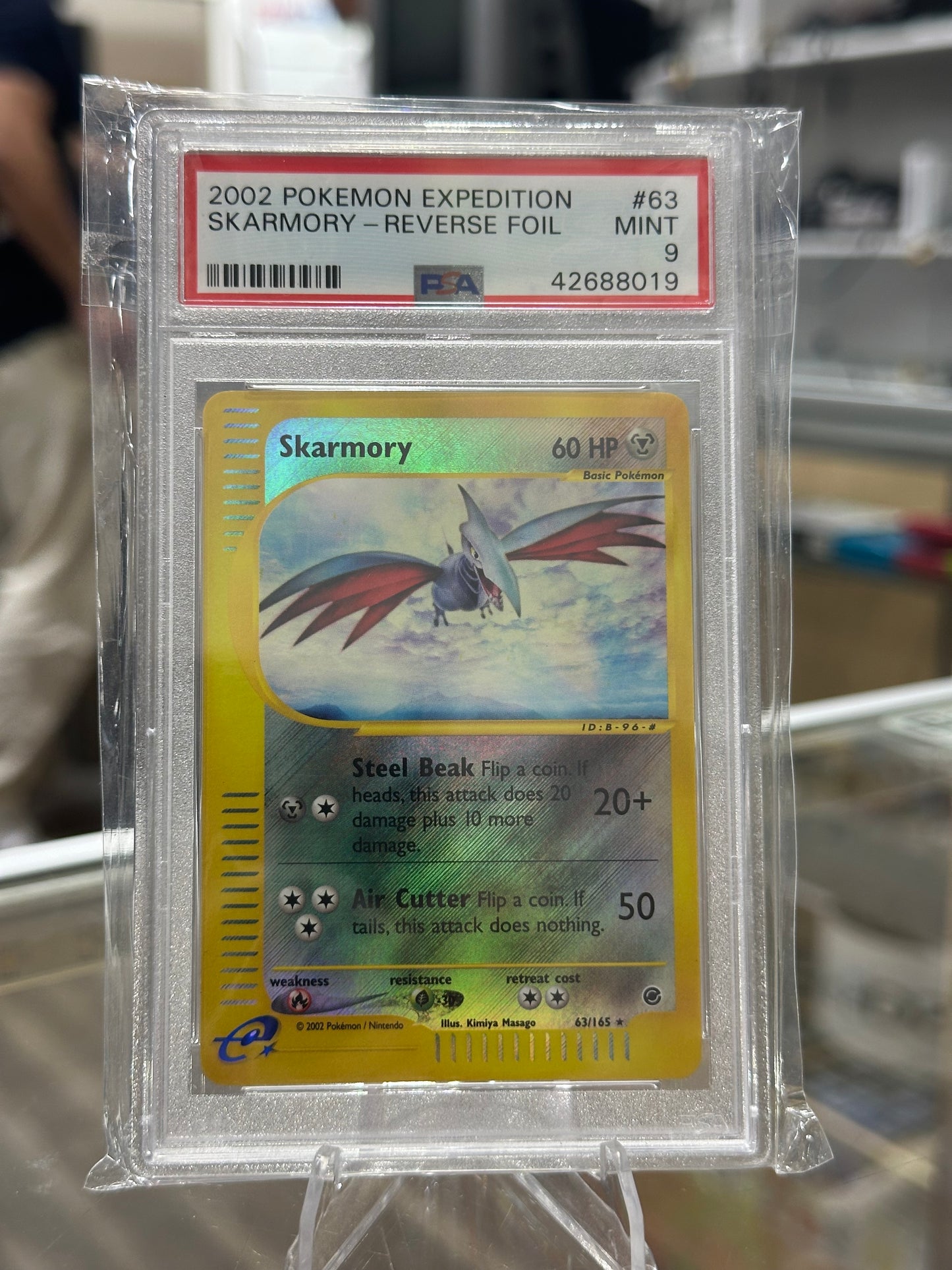Skarmory Expedition - Reverse Holo PSA 9