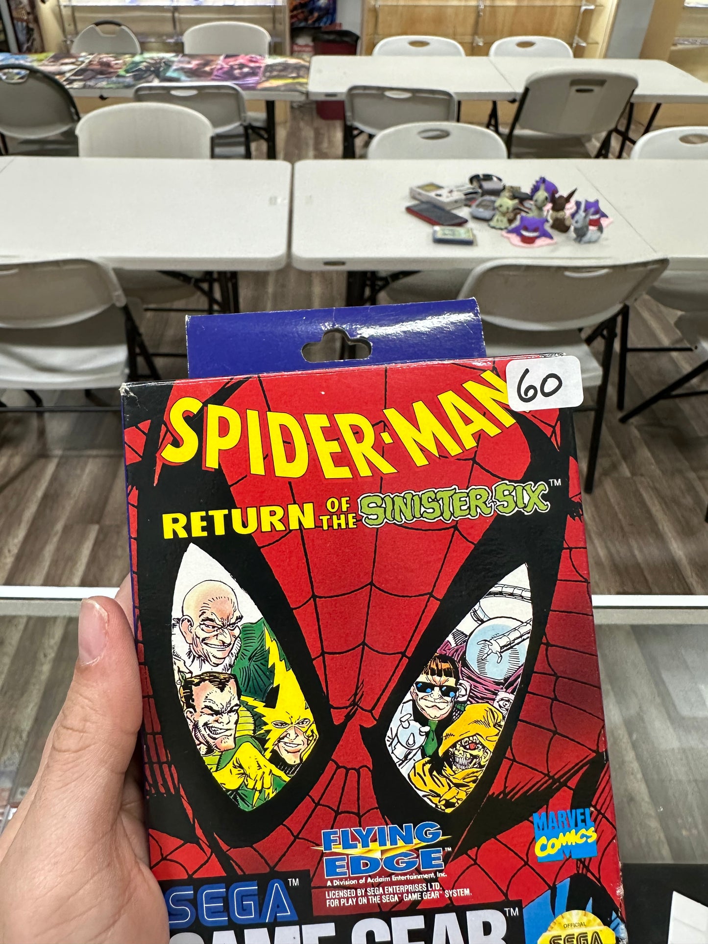 Spider-Man Return of the Sinister Six Sega Game Gear CIB