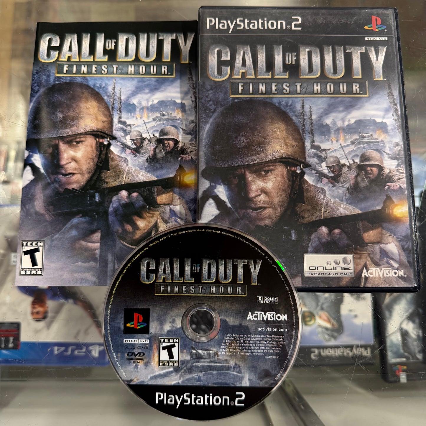 Call Of Duty Finest Hour Playstation 2