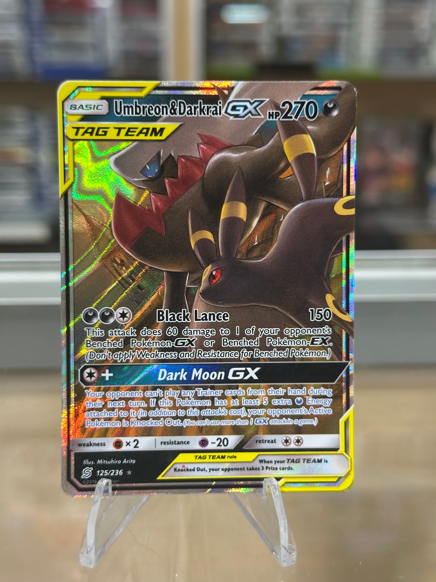 Umbreon & Darkrai GX - SM - Unified Minds NM