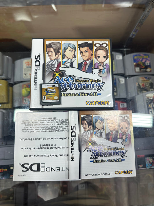 Phoenix Wright: Ace Attorney Justice For All Nintendo DS