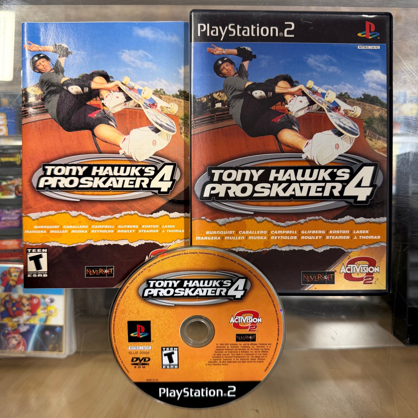 Tony Hawks Pro Skater 4 Playstation 2