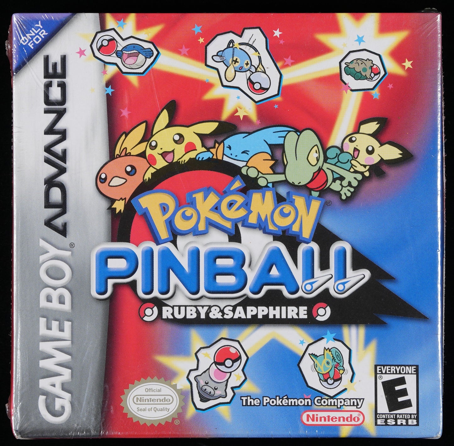Pokemon Pinball Ruby & Sapphire New Gameboy Advanced -  PSA 7.5 Seal A+