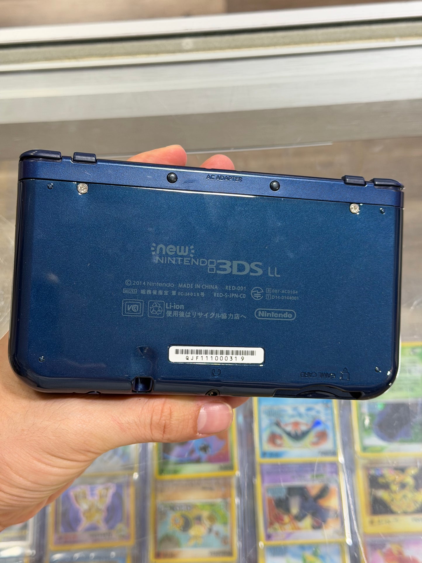(319) Blue “New” Nintendo 3DS XL Handheld System With Charger (Region Free)(JAPANESE TO US) (Copy)