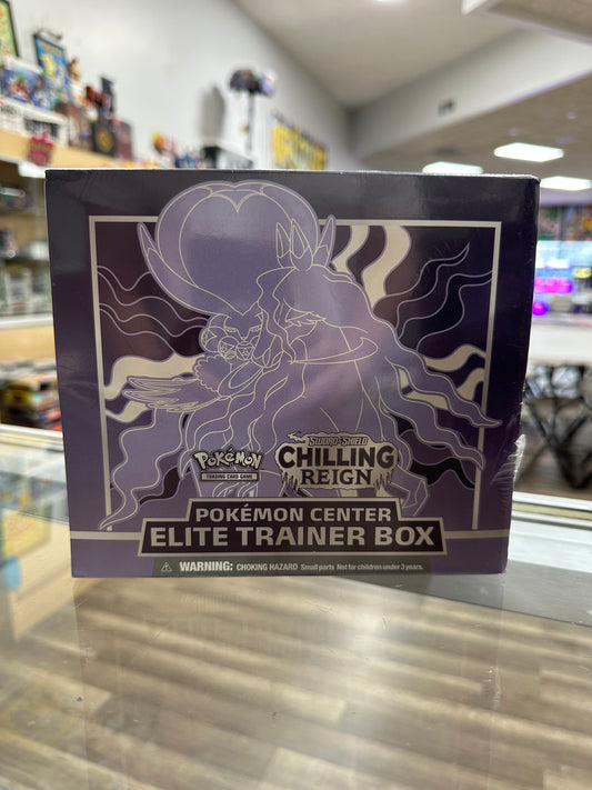 Chilling Reign Pokemon Center Elite Trainer Box [Shadow Rider Calyrex] (Exclusive) - SWSH06: Chilling Reign (SWSH06) NEW