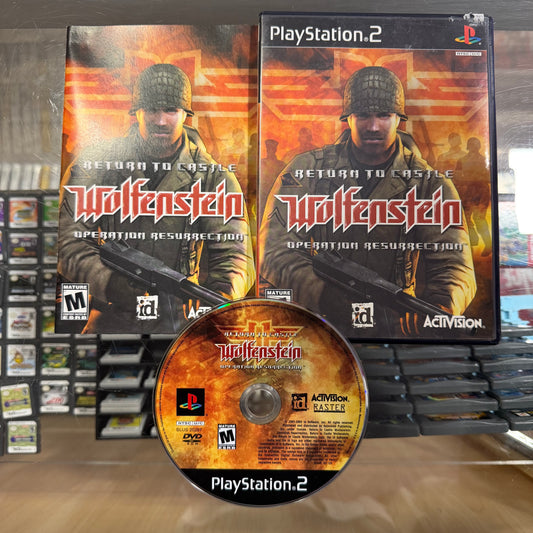 Return To Castle Wolfenstein Playstation 2