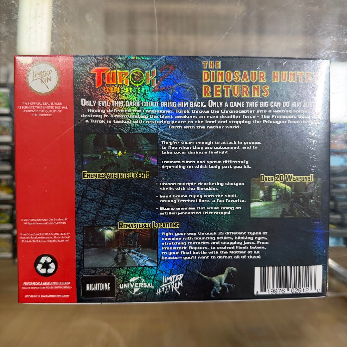 Turok 2 Seeds of Evil Classic Edition PlayStation 4 Sealed