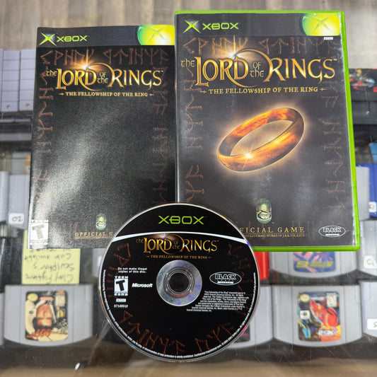 Lord of the Rings Fellowship of the Ring Xbox CIB