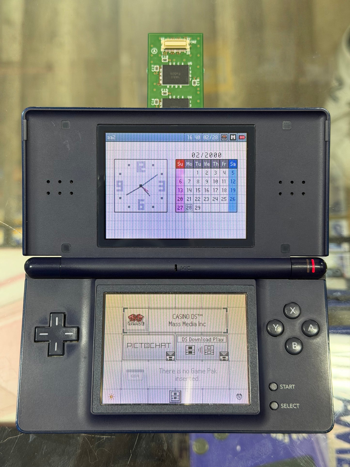 Casino DS Unreleased (?) - Prototype Nintendo DS Cartridge Mass Media