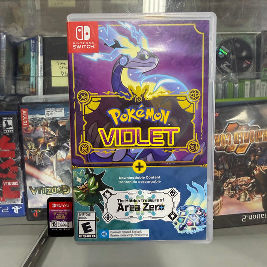 Pokemon Violet + The Hidden Treasure Of Area Zero Nintendo Switch