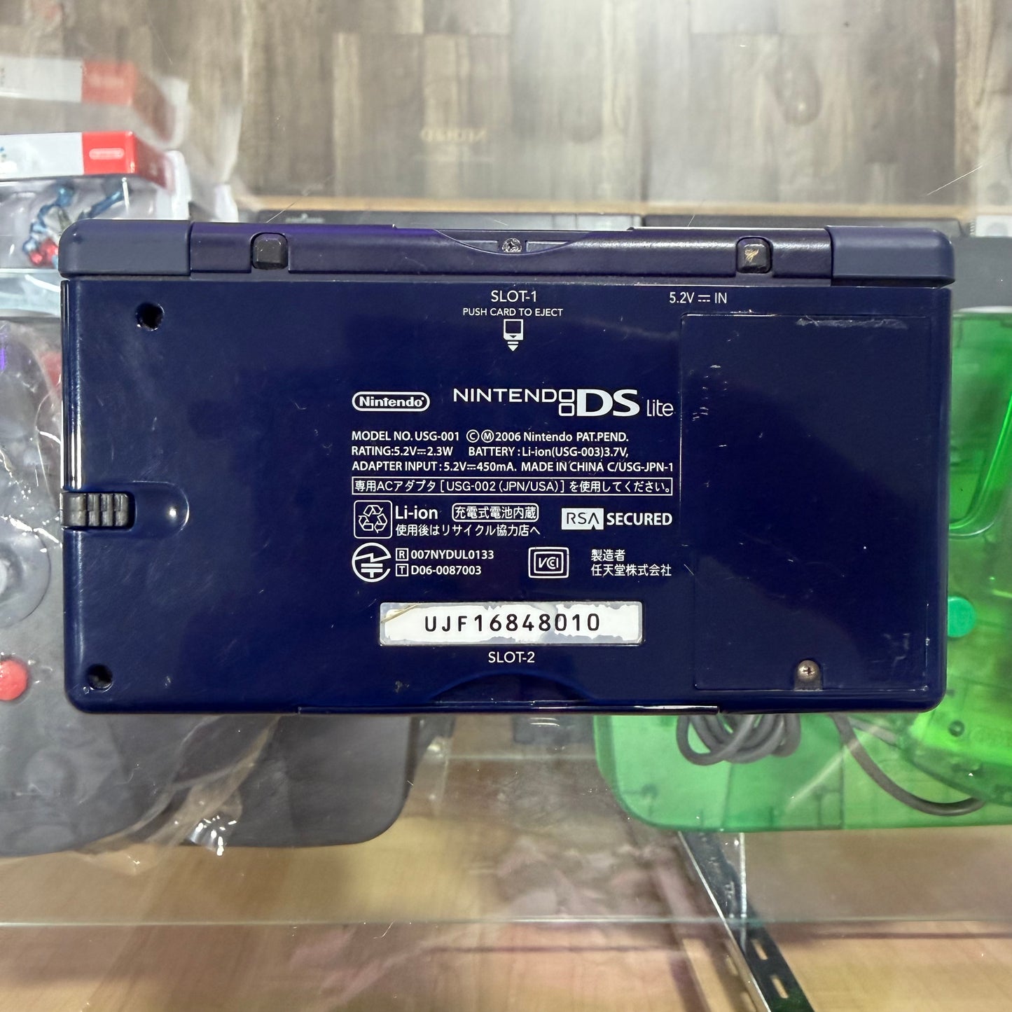 Enamel Navy Nintendo DS Lite JP Nintendo DS (Charger included)