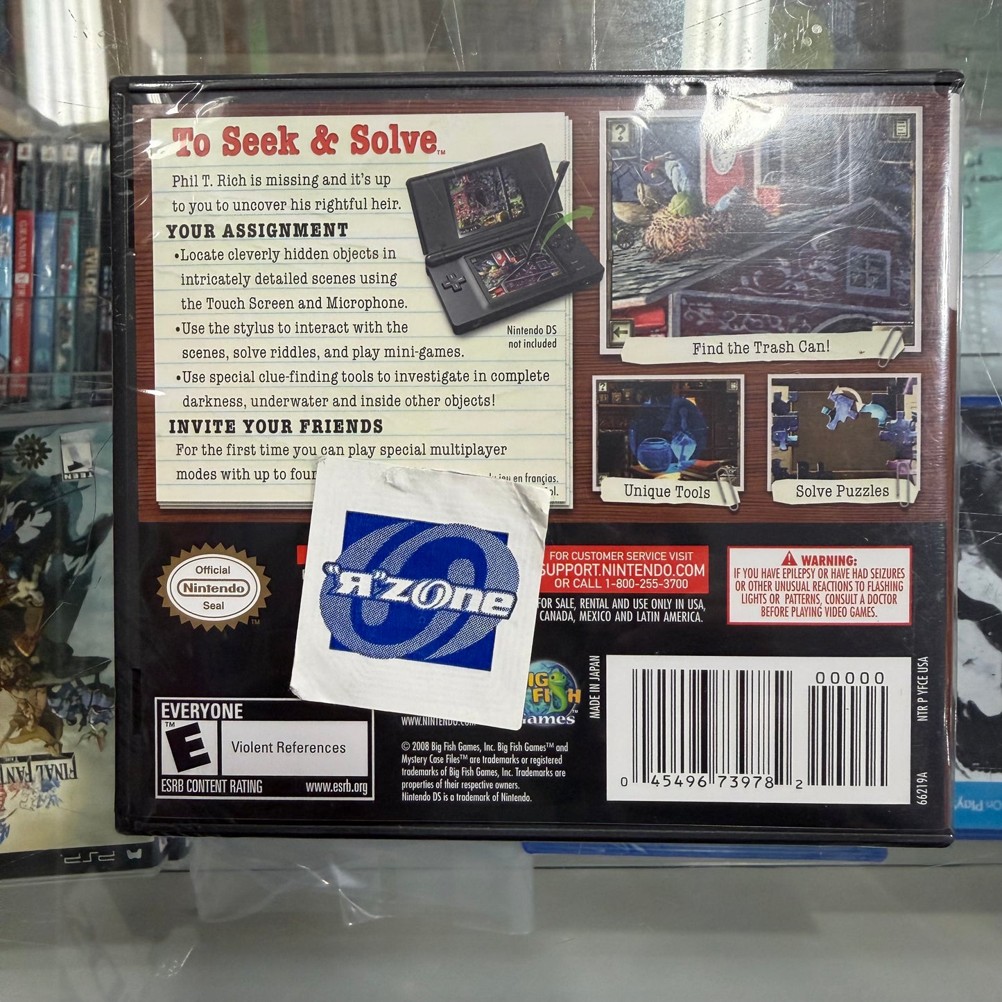 Mystery Case Files MillionHeir Nintendo DS Sealed