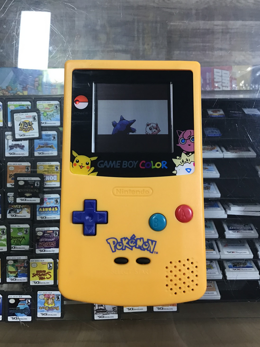 Pokémon Custom Nintendo Gameboy Color System - Brighter Screen