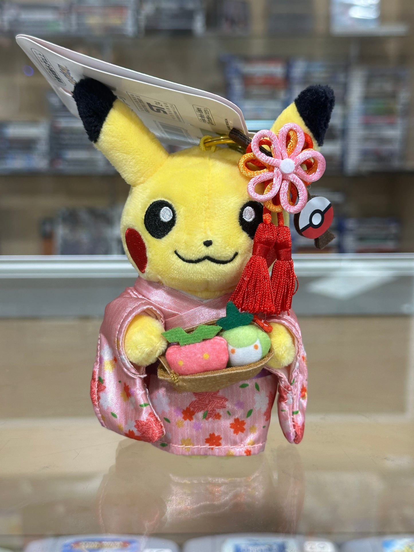 Pikachu Pokemon Center Kyoto Japan Plush Tea Ceremony Kimono With Tags - Pink