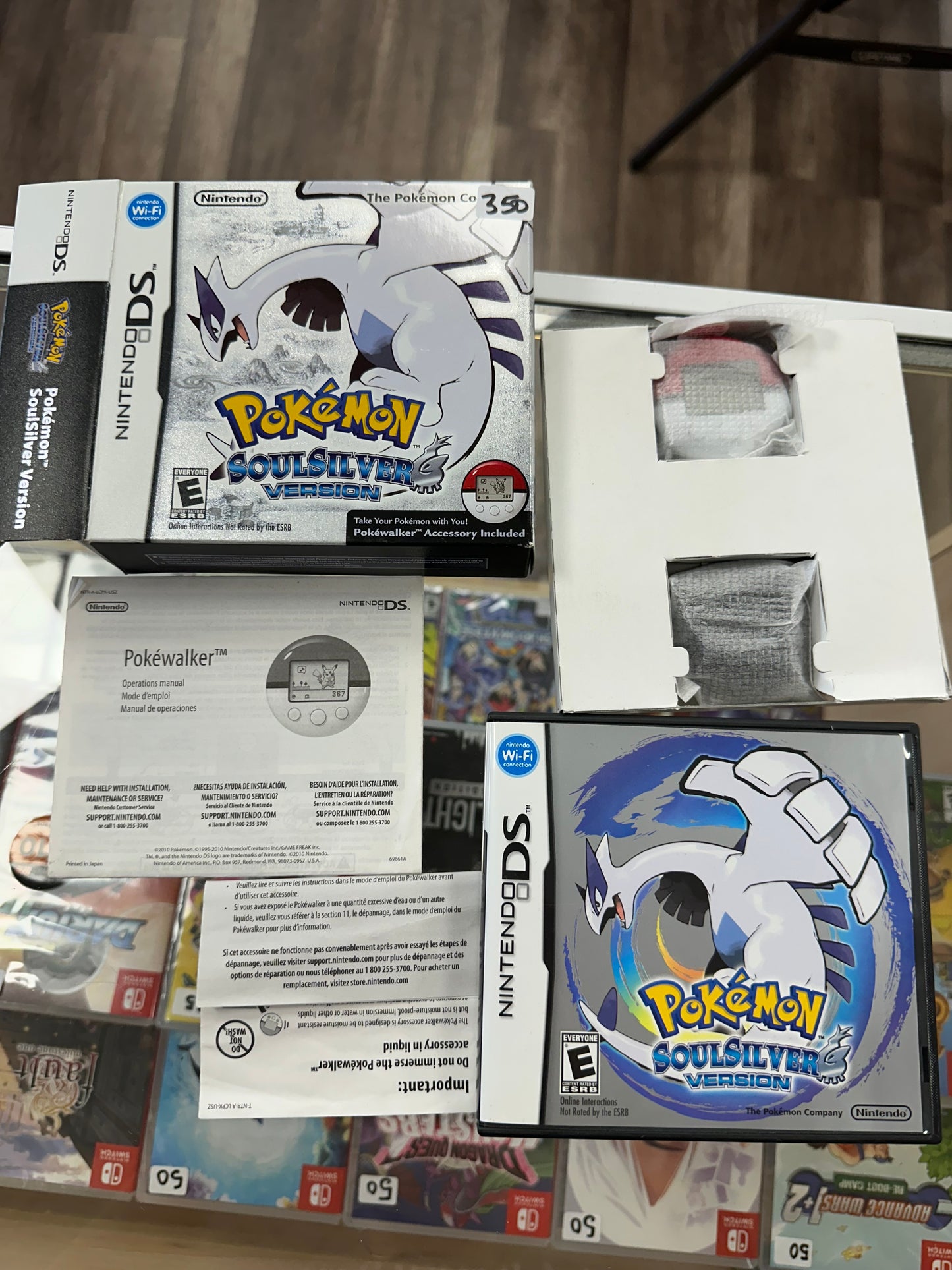 Pokémon Soulsilver Nintendo DS Big Box CIB - Great Box, Flawed Cartridge