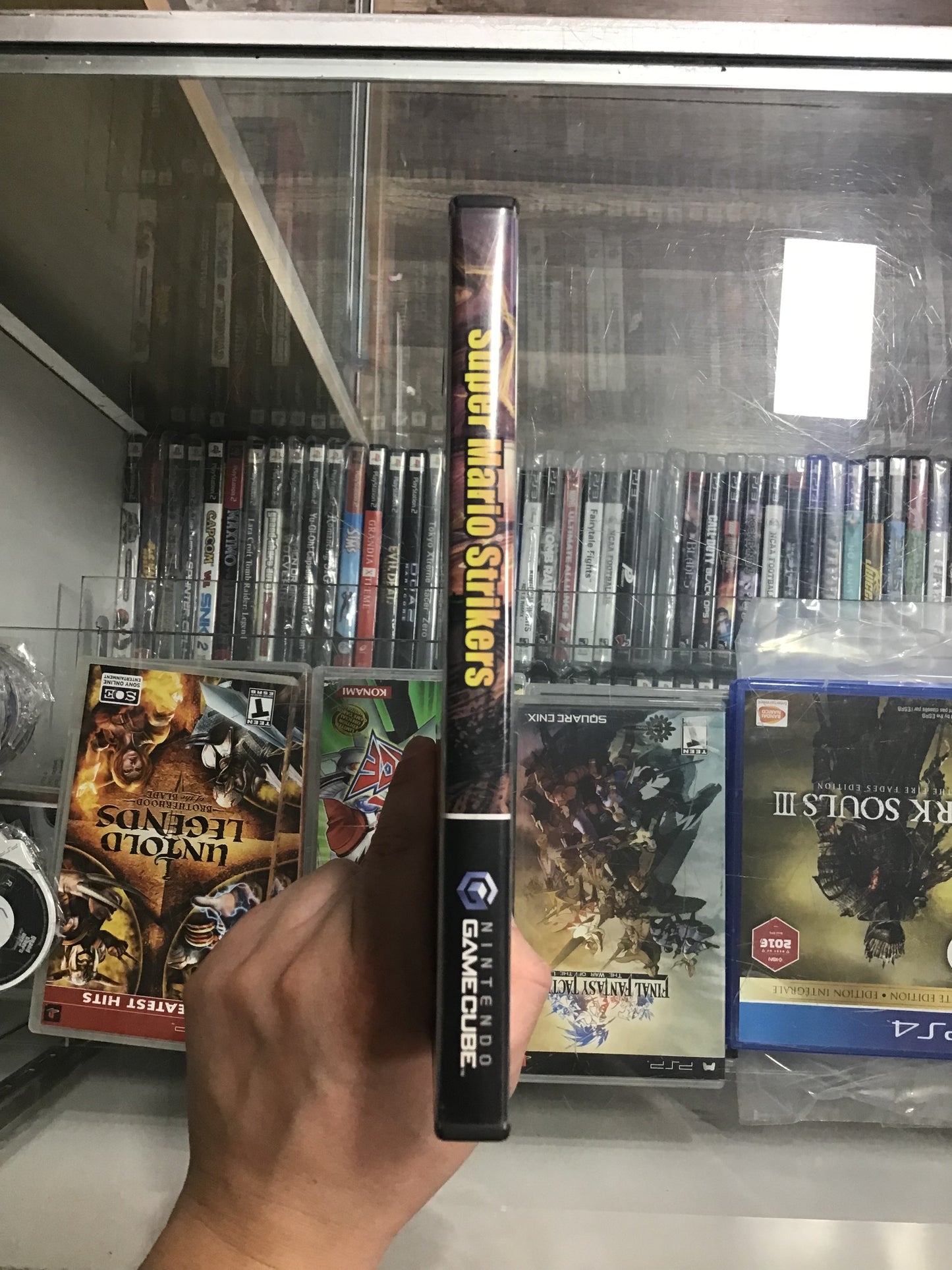 Super Mario Strikers Nintendo GameCube Case and Manual ONLY