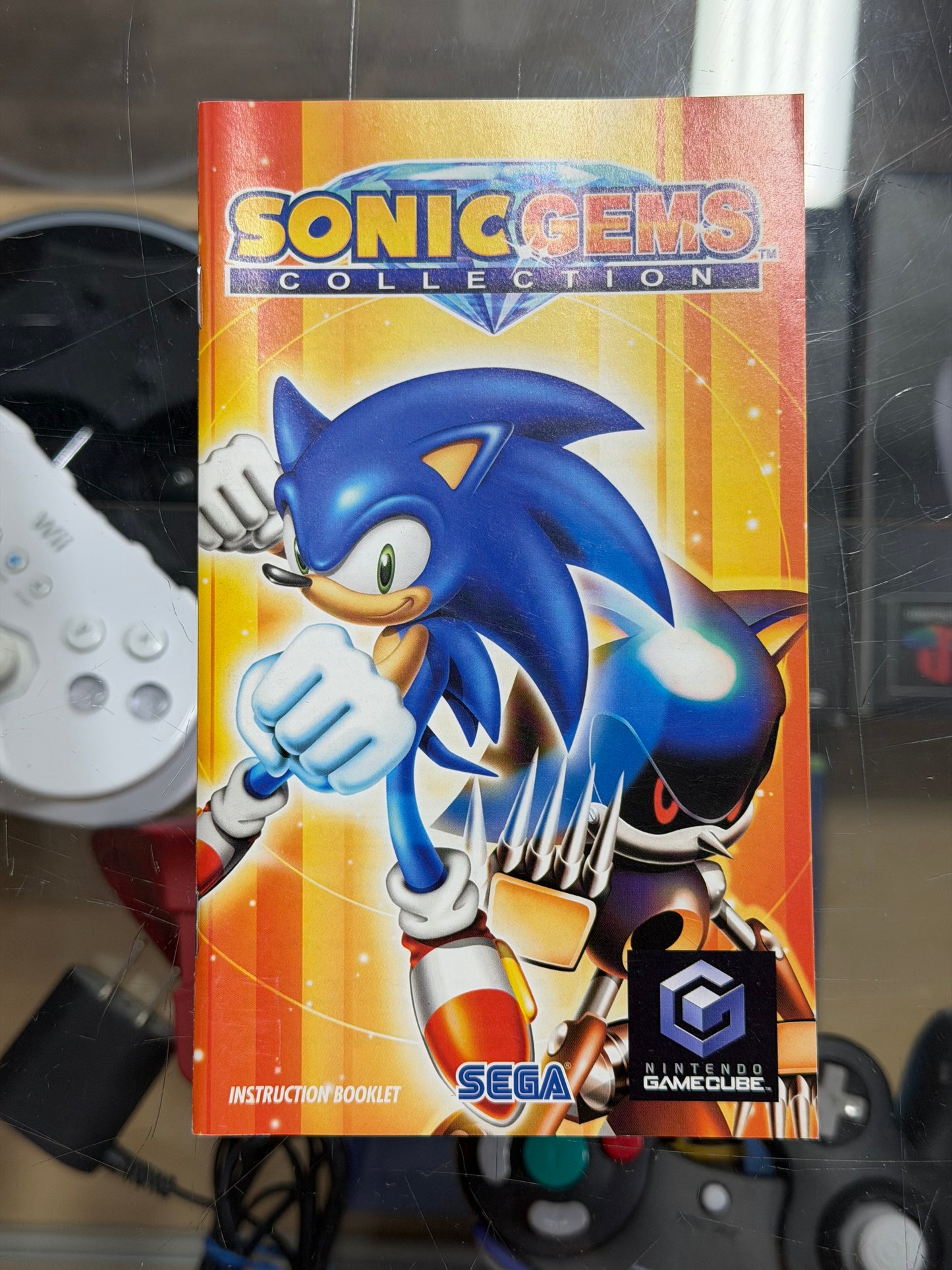 Sonic Gems Collection Nintendo GameCube Manual Only