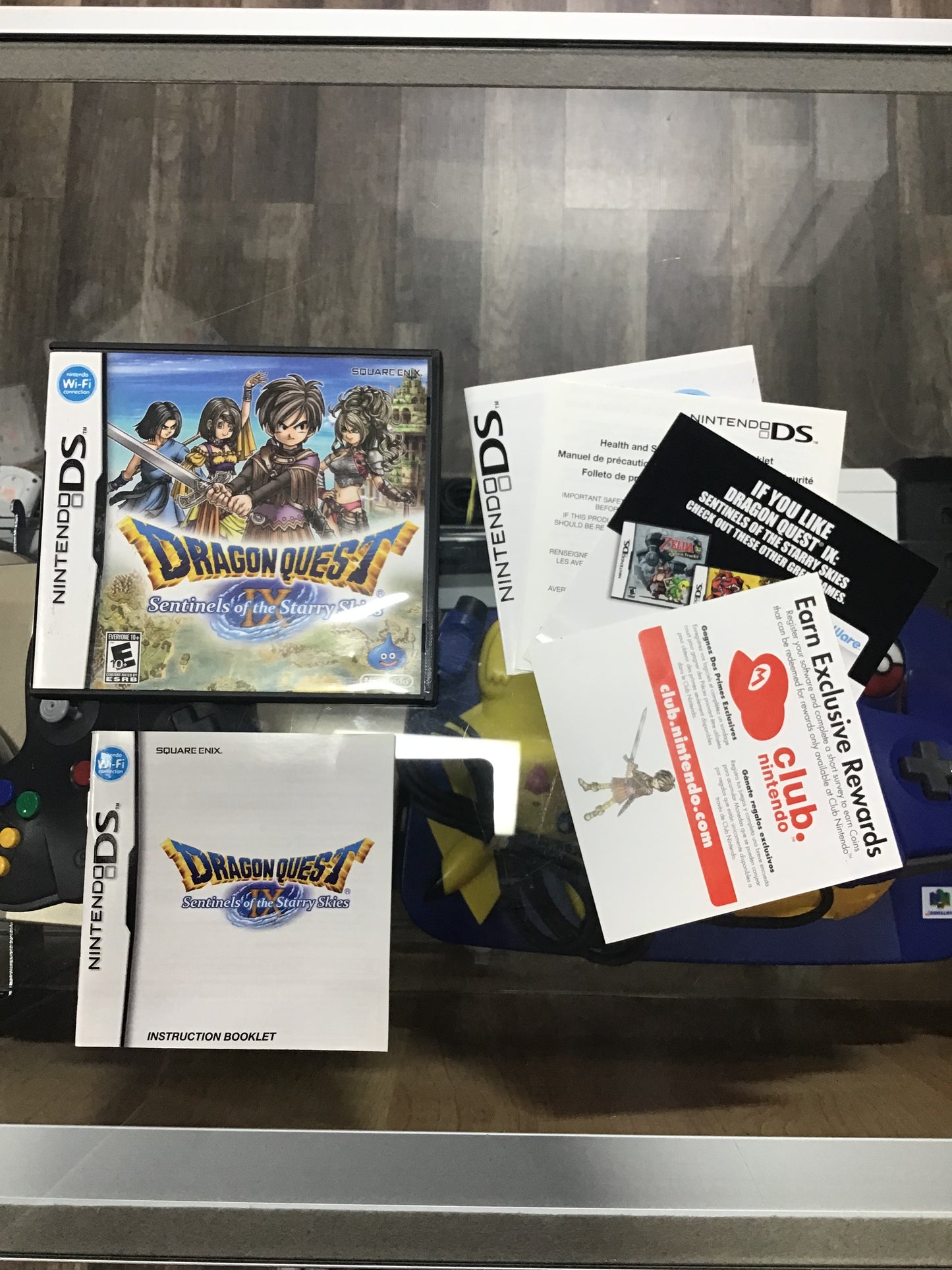 Dragon Quest IX Sentinels of the Starry Skies Nintendo DS Case and Manual ONLY