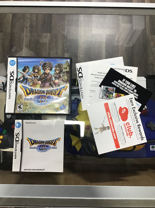 Dragon Quest IX Sentinels of the Starry Skies Nintendo DS Case and Manual ONLY