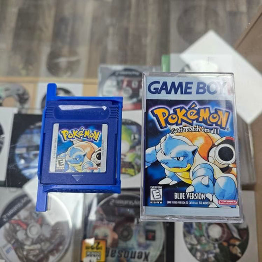 Pokémon Blue New Battery Saves Authentic Custom Case