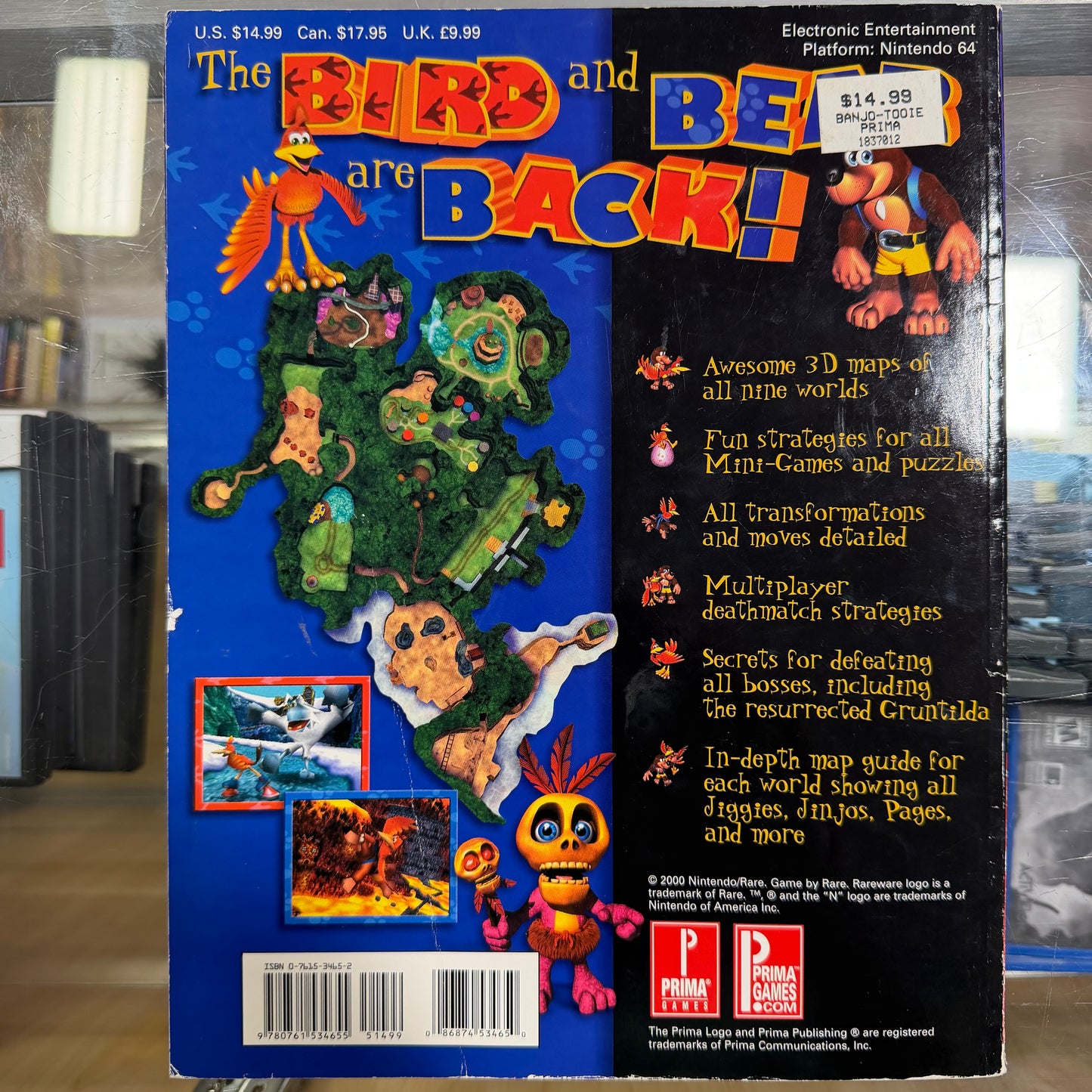 Prima’s Official Strategy Guide Banjo Tooie Nintendo 64