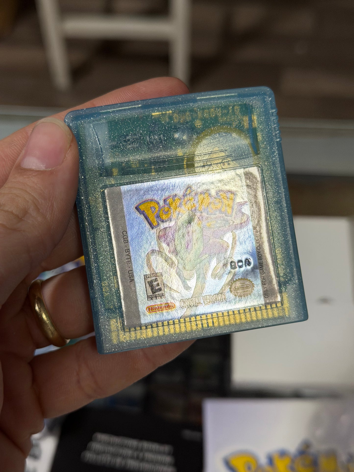 Pokémon Crystal Gameboy Color Authentic Complete in Box CIB - Near Mint Excellent