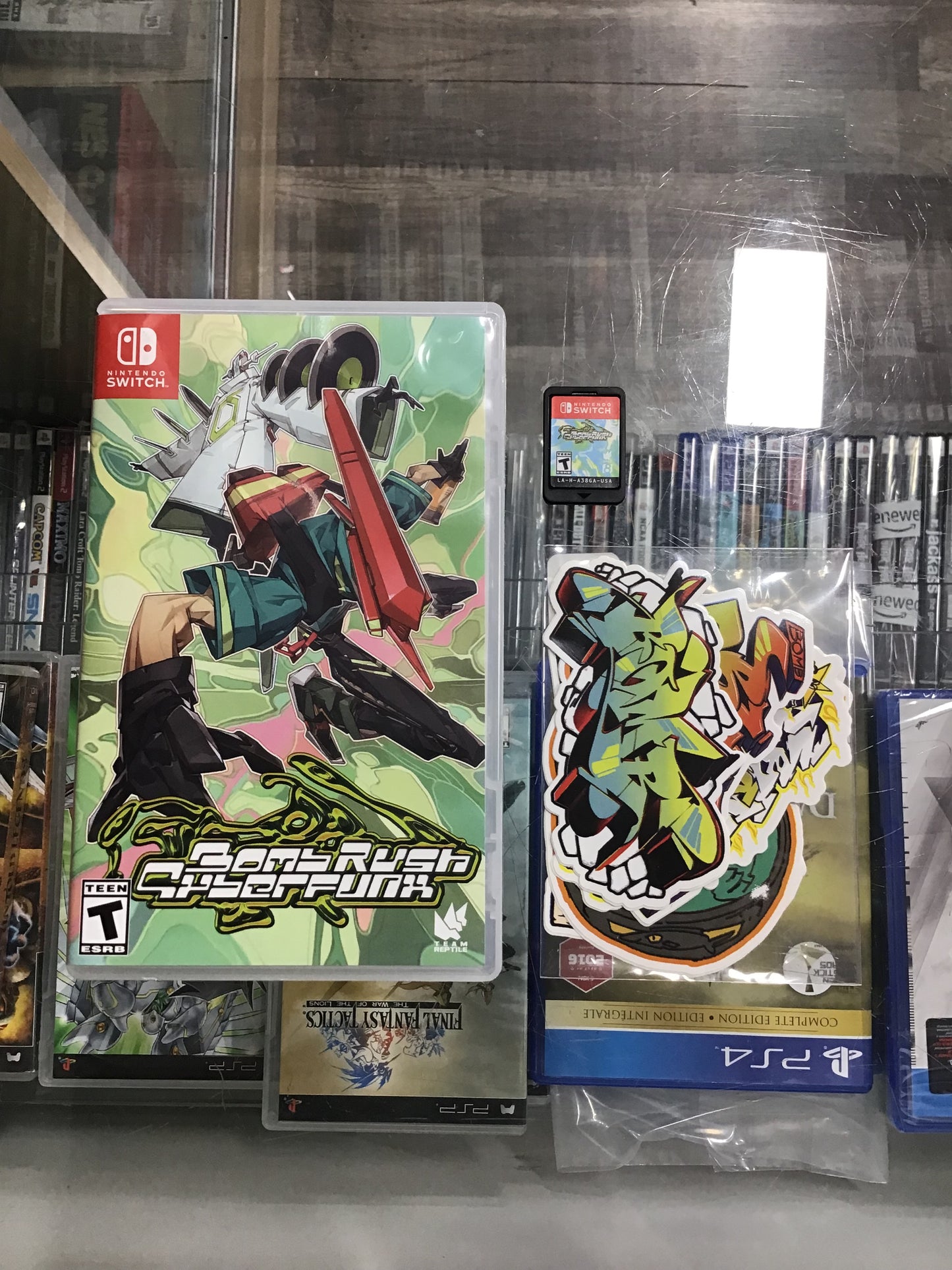 Bomb Rush Cyberfunk Nintendo Switch w/ Stickers